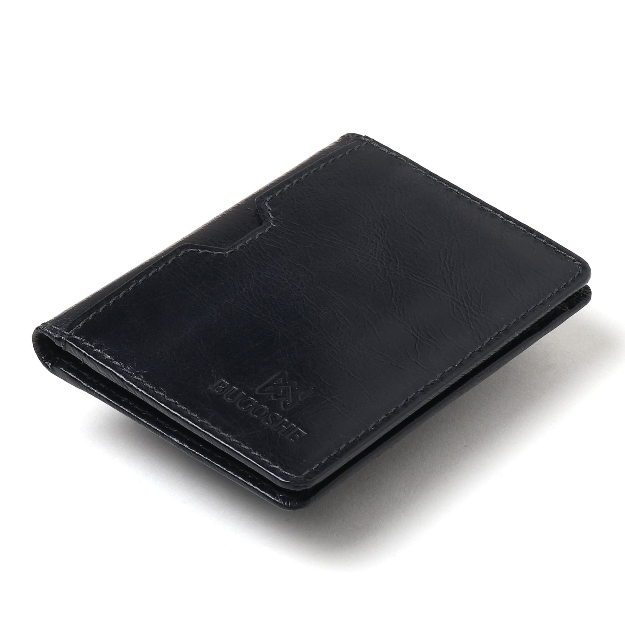 1286 Rfid Blocking Leather Card Holder Business Card Holder Leather